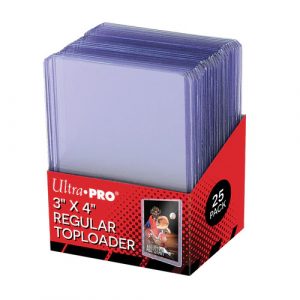Ultra Pro - 3 x 4 Inch Toploaders Clear 25 Pack