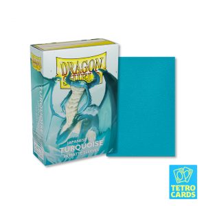 Dragon Shield - Matte Japanese Size Sleeves 60 Pack - Turquoise