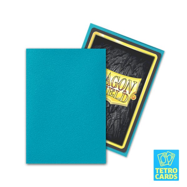 Dragon Shield - Matte Japanese Size Sleeves 60 Pack - Turquoise - Image 2
