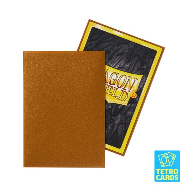 Dragon Shield - Matte Japanese Size Sleeves 60 Pack - Gold - Image 2