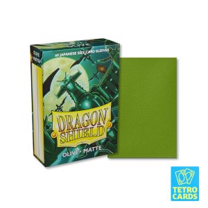 Dragon Shield - Matte Japanese Size Sleeves 60 Pack - Olive