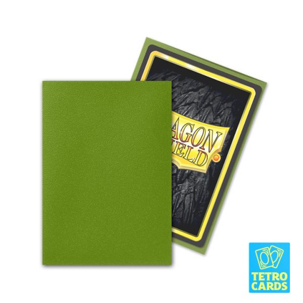Dragon Shield - Matte Japanese Size Sleeves 60 Pack - Olive - Image 2