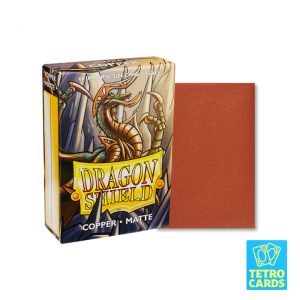 Dragon Shield - Matte Japanese Size Sleeves 60 Pack - Copper