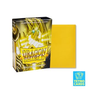 Dragon Shield - Matte Japanese Size Sleeves 60 Pack - Yellow