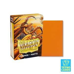 Dragon Shield - Matte Japanese Size Sleeves 60 Pack - Orange