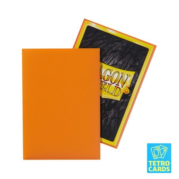 Dragon Shield - Matte Japanese Size Sleeves 60 Pack - Orange - Image 2