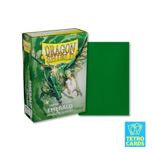 Dragon Shield - Matte Japanese Size Sleeves 60 Pack - Emerald