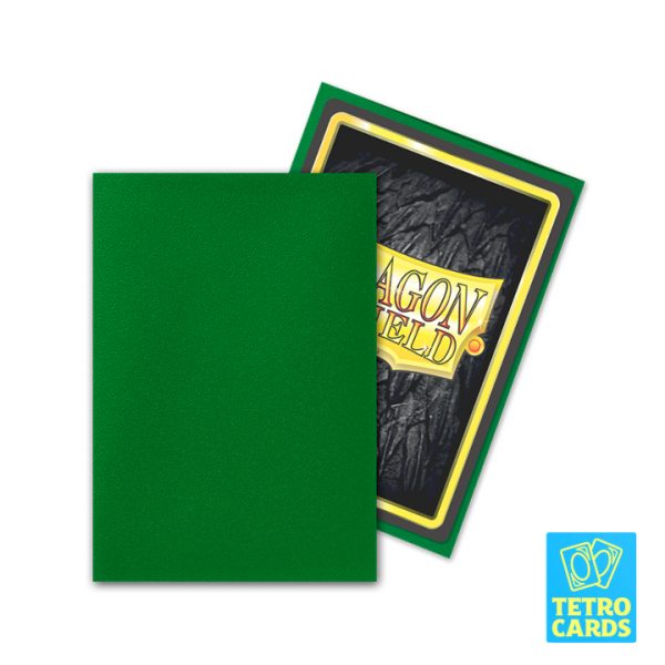 Dragon Shield - Matte Japanese Size Sleeves 60 Pack - Emerald - Image 2