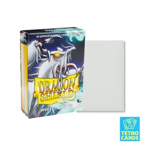 Dragon Shield - Matte Japanese Size Sleeves 60 Pack - White