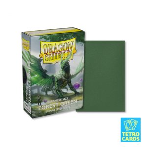 Dragon Shield - Matte Japanese Size Sleeves 60 Pack - Forest Green