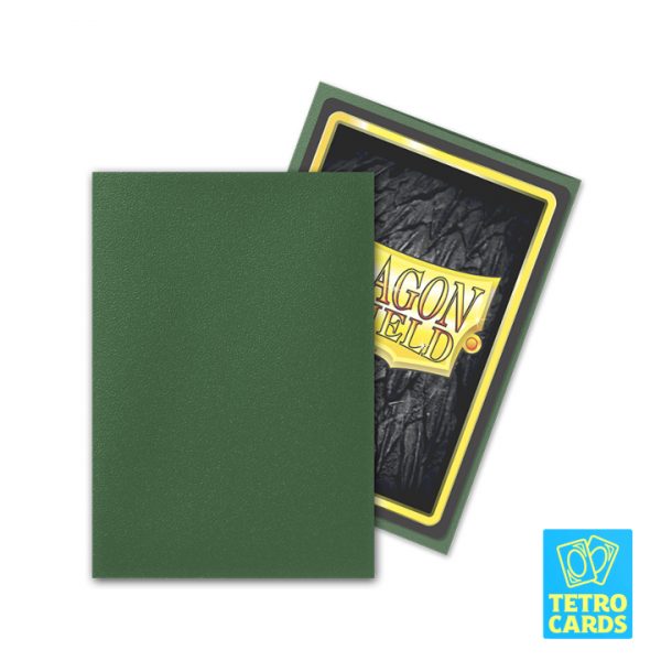 Dragon Shield - Matte Japanese Size Sleeves 60 Pack - Forest Green - Image 2