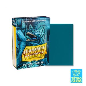 Dragon Shield - Matte Japanese Size Sleeves 60 Pack - Petrol