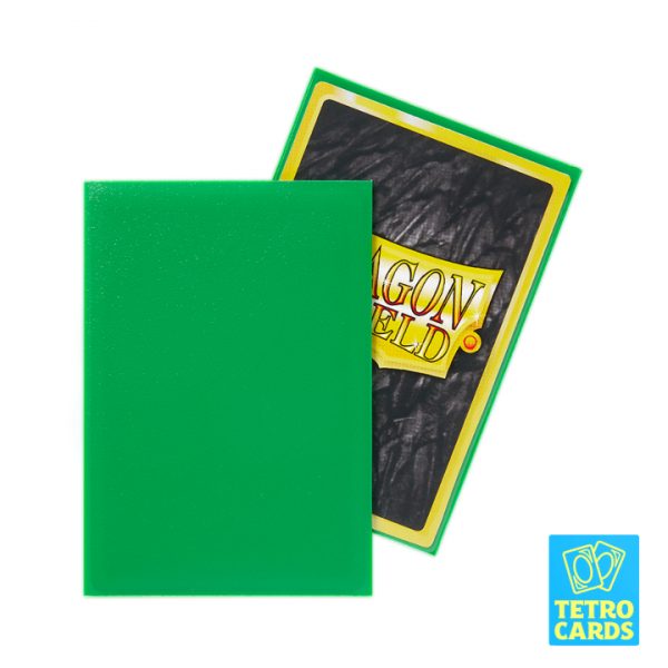 Dragon Shield - Matte Japanese Size Sleeves 60 Pack - Apple Green - Image 2