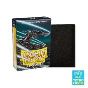 Dragon Shield - Matte Japanese Size Sleeves 60 Pack - Jet