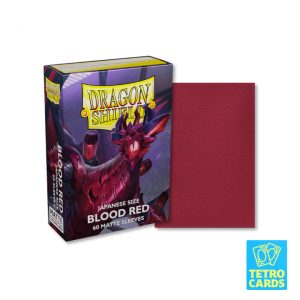 Dragon Shield - Matte Japanese Size Sleeves 60 Pack - Blood Red
