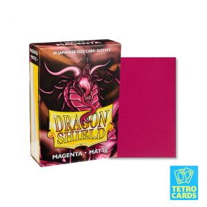 Dragon Shield - Matte Japanese Size Sleeves 60 Pack - Magenta